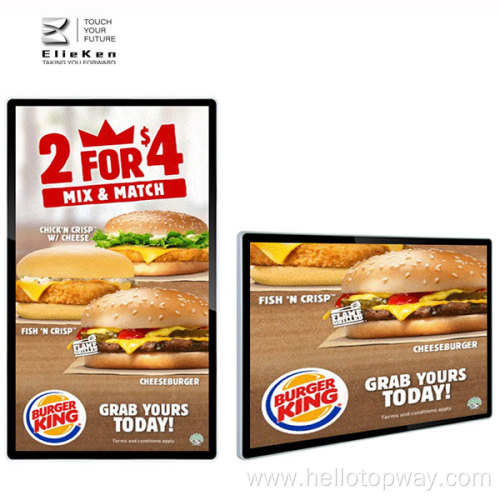 Wall-Mounted Advertising display Network 43 inch